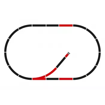 Märklin C-Gleis σετ συμπλήρωσης C1 - κλίμακα H0 (24900)