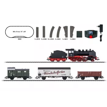 Märklin 29249 H0 ψηφιακό σετ εκκίνησης - τοπικό φορτίο με ατμομηχανή DB Baureihe 24