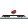 Märklin 44734 H0 βαγόνι δομικών στοιχείων, μαύρο/κόκκινο