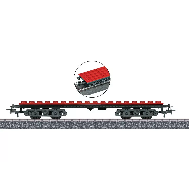 Märklin 44734 H0 βαγόνι δομικών στοιχείων, μαύρο/κόκκινο