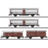 Märklin Tbes-t-66 σετ βαγονιών με συρόμενη οροφή/τοιχώματα (47301)