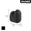 Wagner design yourself PILL κρεμάστρα ρούχων μαύρο 1 τεμ. (WH 0401) 17040121