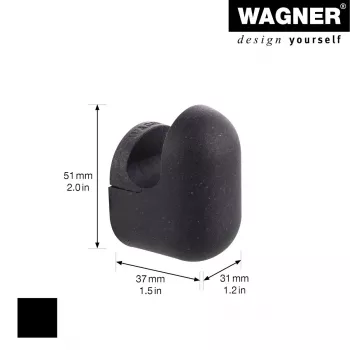 Wagner design yourself PILL κρεμάστρα ρούχων μαύρο 1 τεμ. (WH 0401) 17040121