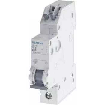 Siemens SENTRON 5SJ61167KS διακόπτης προστασίας γραμμής 1-πολικός B16 6kA 230/400V AC
