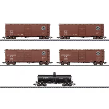 Märklin 045667 H0 AC Southern Pacific 5-τεμ. σετ φορταμαξών ΗΠΑ