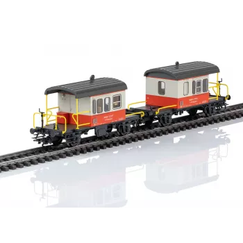 Märklin 46850 H0 SBB Sputnik Σετ βαγονιών συρόμενου τοιχώματος, 2 βαγόνια