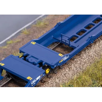 Märklin 47474 Sdggmrss Διπλό βαγόνι τσέπης H0 κλίμακα 1:87 Κοβάλτιο μπλε 393 mm