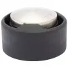 Wagner design yourself EH 5171 Τάπα πόρτας, ψευδάργυρος με λαστιχένιο αποσβεστήρα, Ø 5 cm, ματ νικέλιο/μαύρο 15517111
