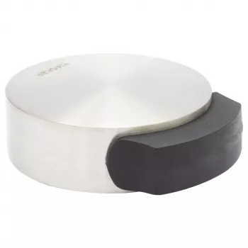 Wagner Design Yourself EH 5111 Τάπα πόρτας δαπέδου, ψευδάργυρος με λαστιχένιο δακτύλιο, σατέν νικέλιο, διάμετρος 50 mm (15511111)