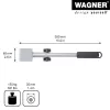 Wagner design yourself MM 4121 Ανασηκωτής επίπλων, ασημί, 38 cm (20412101)