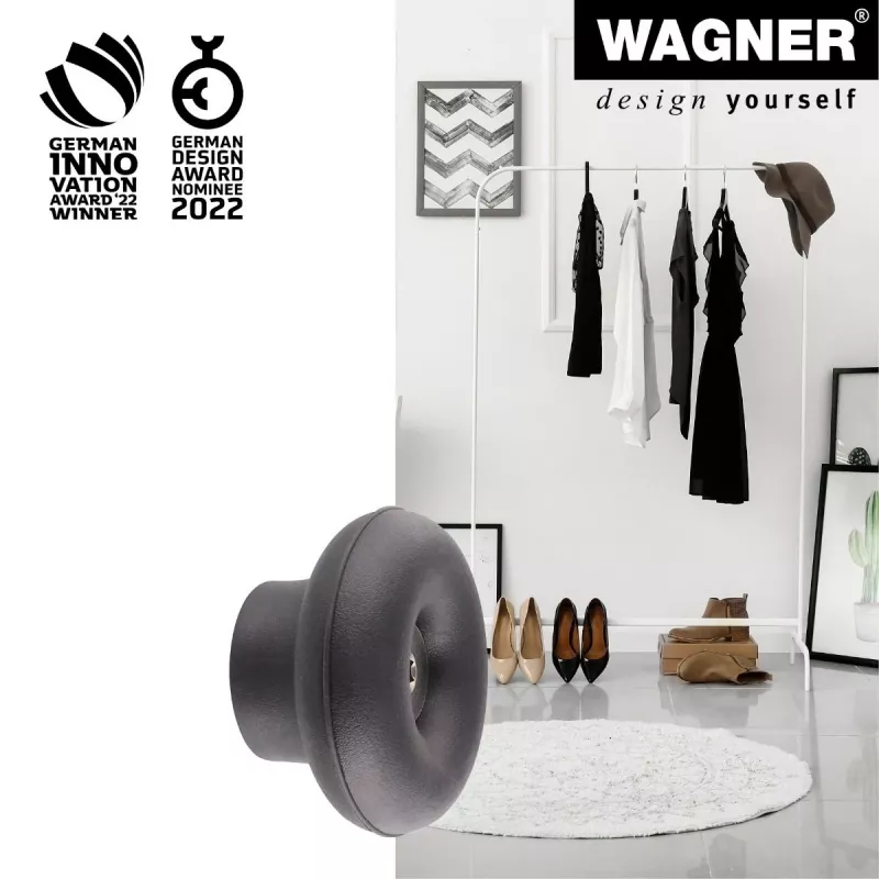 Wagner Design Yourself DOT κρεμάστρα ρούχων GH 0202, 1 άγκιστρο, μαύρο 17020221