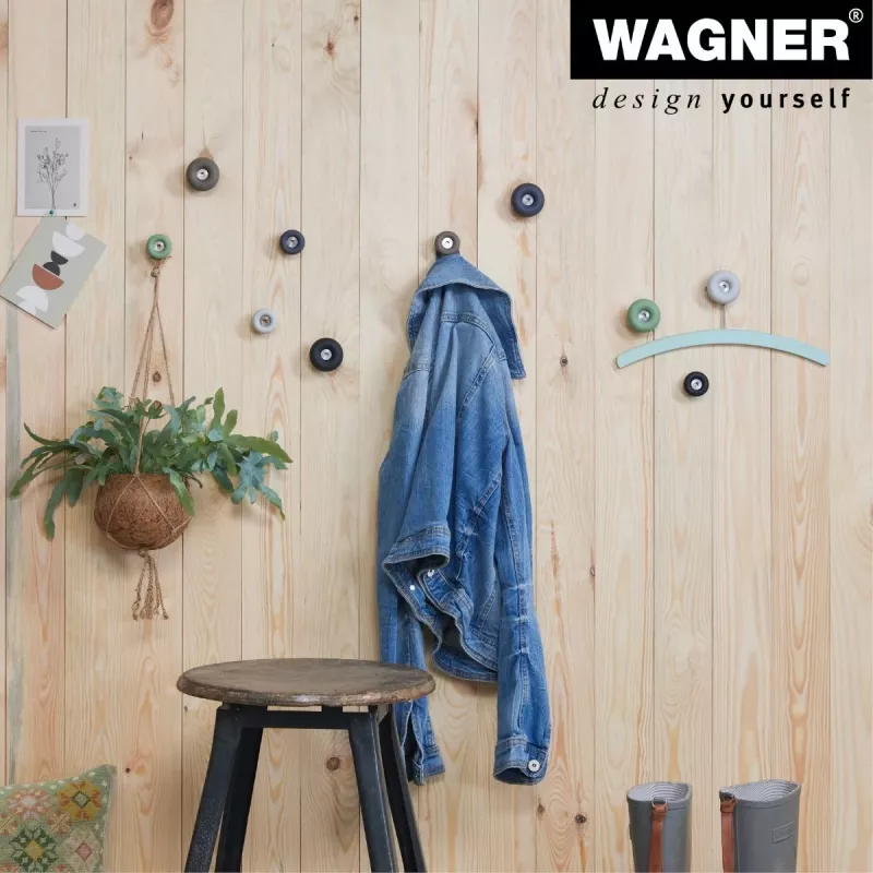 Wagner Design Yourself DOT κρεμάστρα ρούχων GH 0202, 1 άγκιστρο, μαύρο 17020221