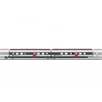 Märklin 043451 H0 SBB Giruno σετ συμπληρωματικών βαγονιών, 2 τεμ., εποχή VI
