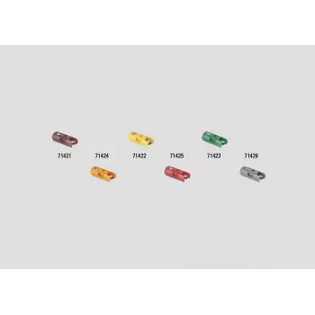 Märklin 71424 πορτοκαλί χιτώνια για στύλους εναέριας γραμμής – 10 τεμ., γραμμή H0