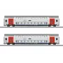 Märklin 043566 H0 σετ διώροφων βαγονιών SNCB M6 2ης θέσης