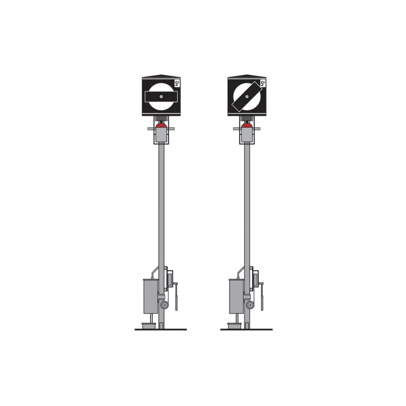 Märklin 70421 H0 στύλοι σημάτων με 2 λευκά LED