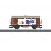 Märklin 44252 H0 Gms 30 κλειστό βαγόνι εμπορευμάτων, εποχή III, DB, καφέ