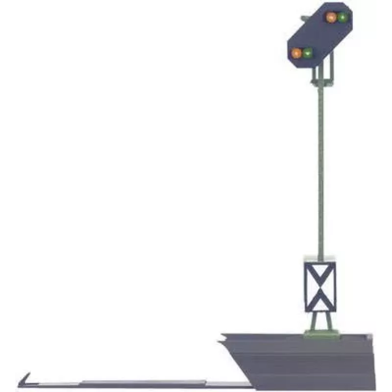 Märklin 76480 H0 Φωτεινό σήμα μπλοκ με προειδοποιητικό σήμα, LED, ψηφιακό
