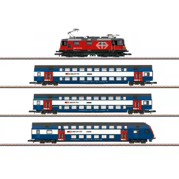 Märklin 81195 Z Σετ τρένου - Ηλεκτράμαξα S-Bahn Ζυρίχης SBB και διώροφα βαγόνια