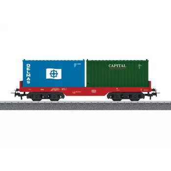 Märklin 44700 H0 2-αξονικό κλειστό βαγόνι εμπορευμάτων, DB καφέ, Εποχή III-IV, συνδέσεις Relex, 115 mm