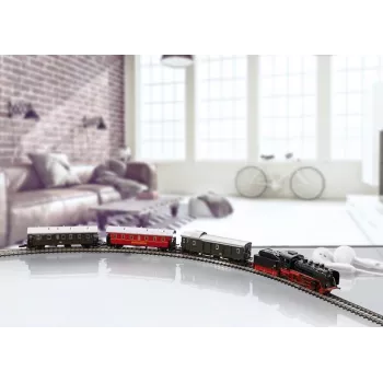 Märklin 81874 Z Σετ εκκίνησης ατμοκίνητου εμπορικού τρένου - BR 89.0, εποχή III, 3 βαγόνια, οβάλ γραμμή, αναλογικό DC 081874