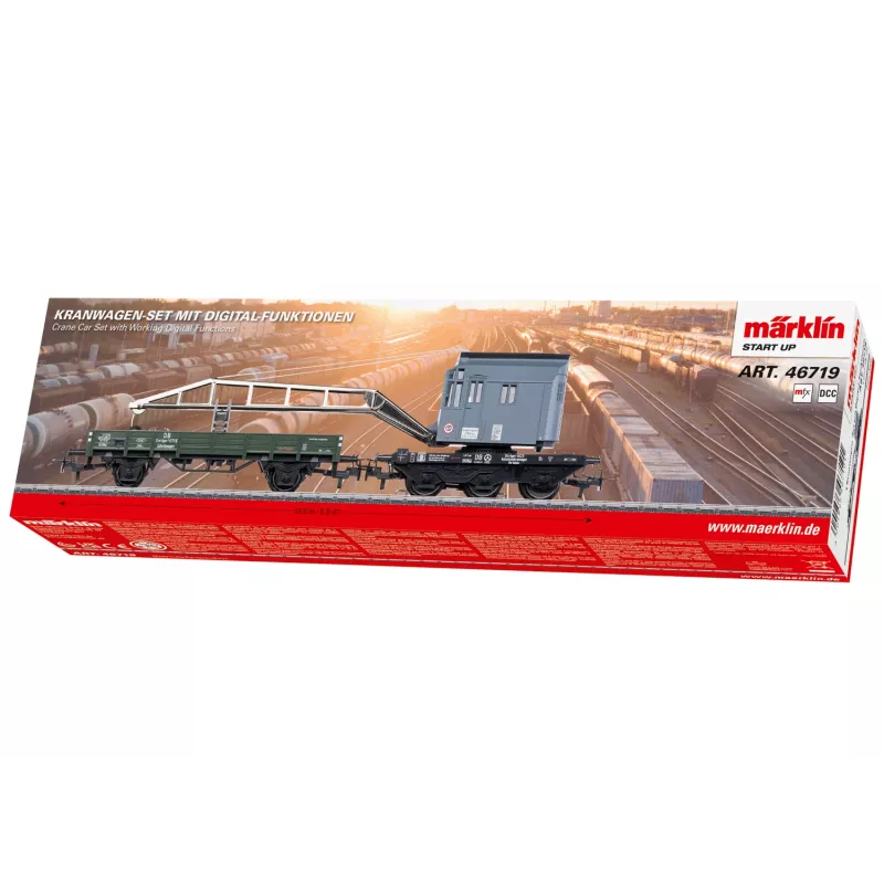 Märklin 46719 H0 Ψηφιακός σιδηροδρομικός γερανός DB