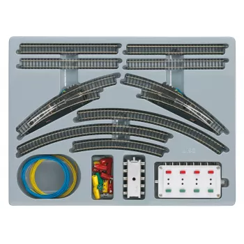 Märklin 08192 διπλή συσκευασία γραμμών T1 - Z-Spur (1:220) σετ επέκτασης γραμμών