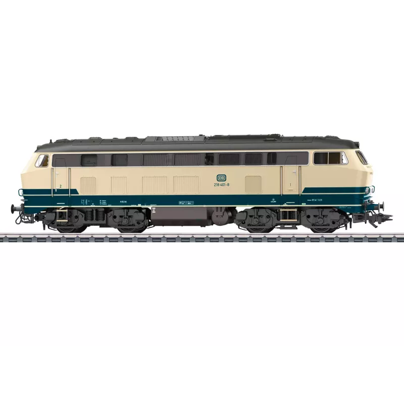 Märklin 39215 H0 ντιζελομηχανή σειράς 218 DB ωκεανό μπλε mfx+ Sound & LED