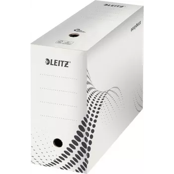 LEITZ easyboxx κουτί αρχειοθέτησης λευκό εσωτερικό πλάτος 150 mm, συσκευασία 25 τεμ., ανακυκλωμένο κυματοειδές χαρτόνι