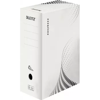 LEITZ easyboxx κουτί αρχειοθέτησης λευκό εσωτερικό πλάτος 150 mm, συσκευασία 25 τεμ., ανακυκλωμένο κυματοειδές χαρτόνι