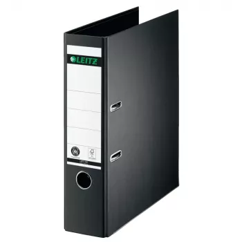 LEITZ χαρτόνι Lever-Arch-File, 180°, A4, 80 mm, μαύρο 1007-00-95