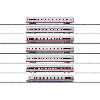 Märklin 042930 H0 ICE Τρένο Υψηλής Ταχύτητας Σετ Βαγονιών με 7 Βαγόνια, DB AG, Κλίμακα 1:87