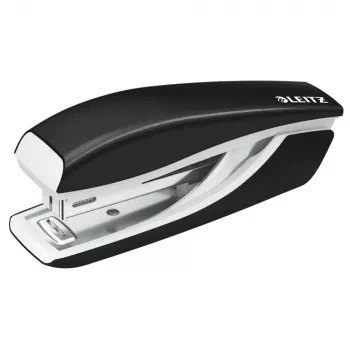 LEITZ Nexxt WOW Μίνι Συρραπτικό, Χωρητικότητα 10 Φύλλων, Βάθος Εισαγωγής 50 mm, Μηχανισμός Φόρτωσης από Πάνω, Μαύρο (5528-10-95)