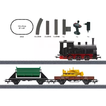 Märklin 29133 H0 Σετ Εκκίνησης Εμπορικής Αμαξοστοιχίας με Λειτουργία Μπαταρίας και Υπέρυθρο Τηλεχειριστήριο
