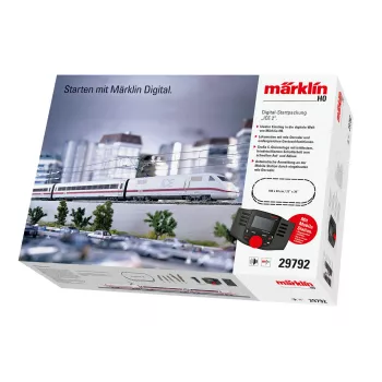 Märklin 29792 ICE 2 Ψηφιακό Σετ Εκκίνησης H0 AC με Mobile Station 2, Τρένο 5 Τμημάτων, C-Σιδηροτροχιά Οβάλ, Εποχή VI