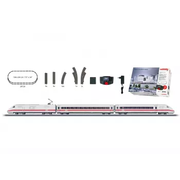 Märklin 29792 ICE 2 Ψηφιακό Σετ Εκκίνησης H0 AC με Mobile Station 2, Τρένο 5 Τμημάτων, C-Σιδηροτροχιά Οβάλ, Εποχή VI