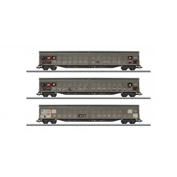 Märklin 48067 H0 Σετ 3 τεμ. φορταμαξών συρόμενου τοιχώματος DB AG