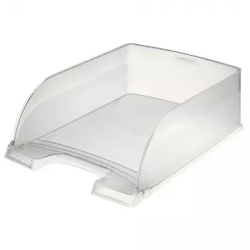 Leitz Plus Jumbo Θήκη εγγράφων DIN A4 Frost πολυστυρένιο στοιβαζόμενη 5233-00-03