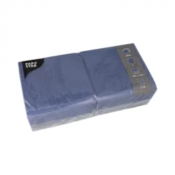 PAPSTAR Σκούρες μπλε χαρτοπετσέτες 1 φύλλου 33 x 33,3 cm 500 τεμ. (82903)