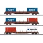 Märklin 47119 H0 Σετ 3 Βαγονιών Container της SNCB