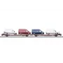 Märklin 47430 H0 Ζεύγος Πλατφόρμων Laads 800B της Transwaggon GmbH