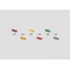 Märklin 71423 Υποδοχές Σύνδεσης Πράσινες, σετ 10 τεμ. για Μοντέλα Σιδηροδρόμων