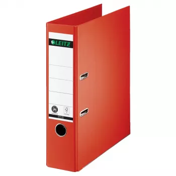 LEITZ 180° Αρχειοθέτης Μοχλού A4 80 mm Ανοιχτό Κόκκινο Χαρτόνι 1007-00-20