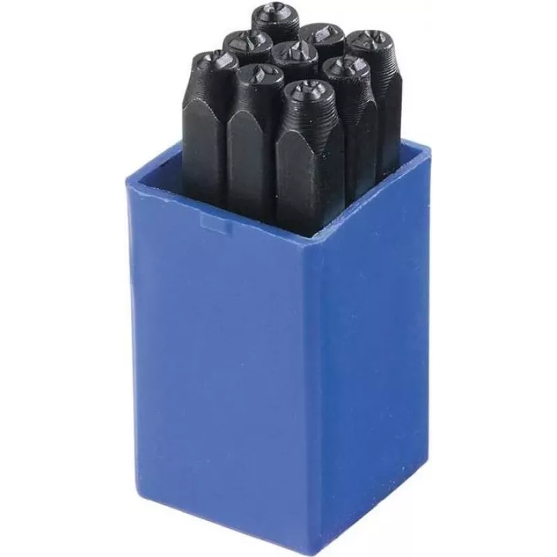 Brüder Mannesmann Σετ 9 Σφραγίδων Αριθμών 10 mm (245-10)