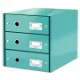 Leitz Click & Store Σετ Συρταριών Τιρκουάζ 3 Συρτάρια A4 6048-00-51