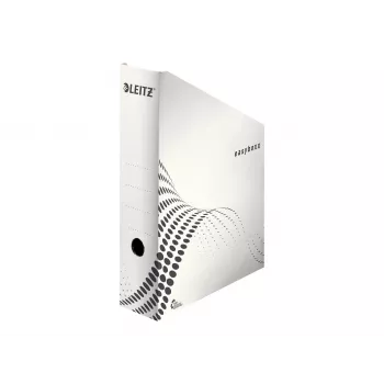 LEITZ easyboxx θήκη περιοδικών A4 λευκό 100% ανακυκλωμένο χαρτόνι αυτόματη συναρμολόγηση - συσκευασία 25 τεμ. (6140-00-00)