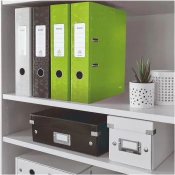 Leitz 180° WOW A4 ντοσιέ αρχειοθέτησης με μηχανισμό μοχλού, στρογγυλός δακτύλιος, χαρτόνι, πράσινο, 600 φύλλα, 80 g/m² (10050054)