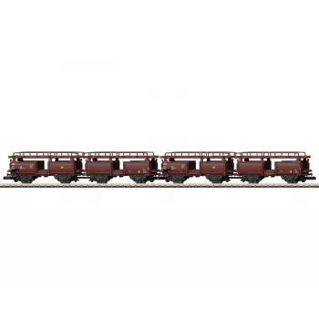 Märklin 086234 Z σετ βαγονιών μεταφοράς αυτοκινήτων Laae 540 της DB