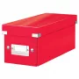 Leitz Click & Store WOW κουτί αποθήκευσης CD/DVD 160 δίσκοι κόκκινο χαρτόνι (60410026)
