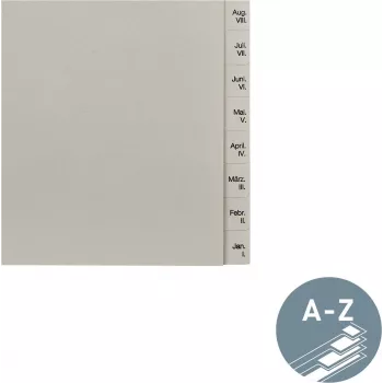 LEITZ Ευρετήριο χαρτιού Δεκέμβριος-Ιανουάριος A4 13 καρτέλες χαρτόνι 12303085